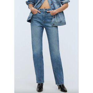 Madewell '90s Straight Jeans Rondell Wash Women's Size 32 Petite